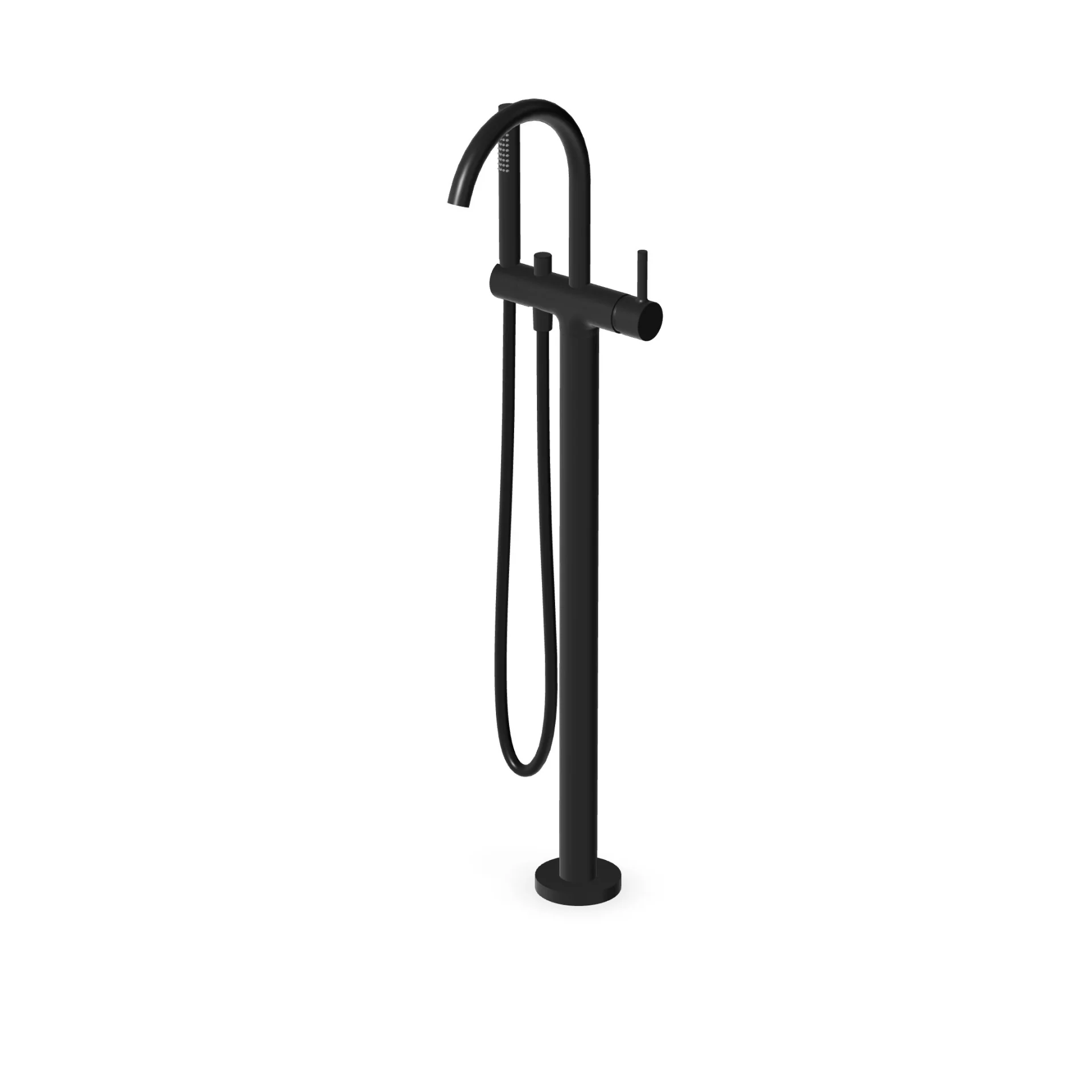 Zucchetti Pan S Single-lever bath mixer and shower set ZPA748