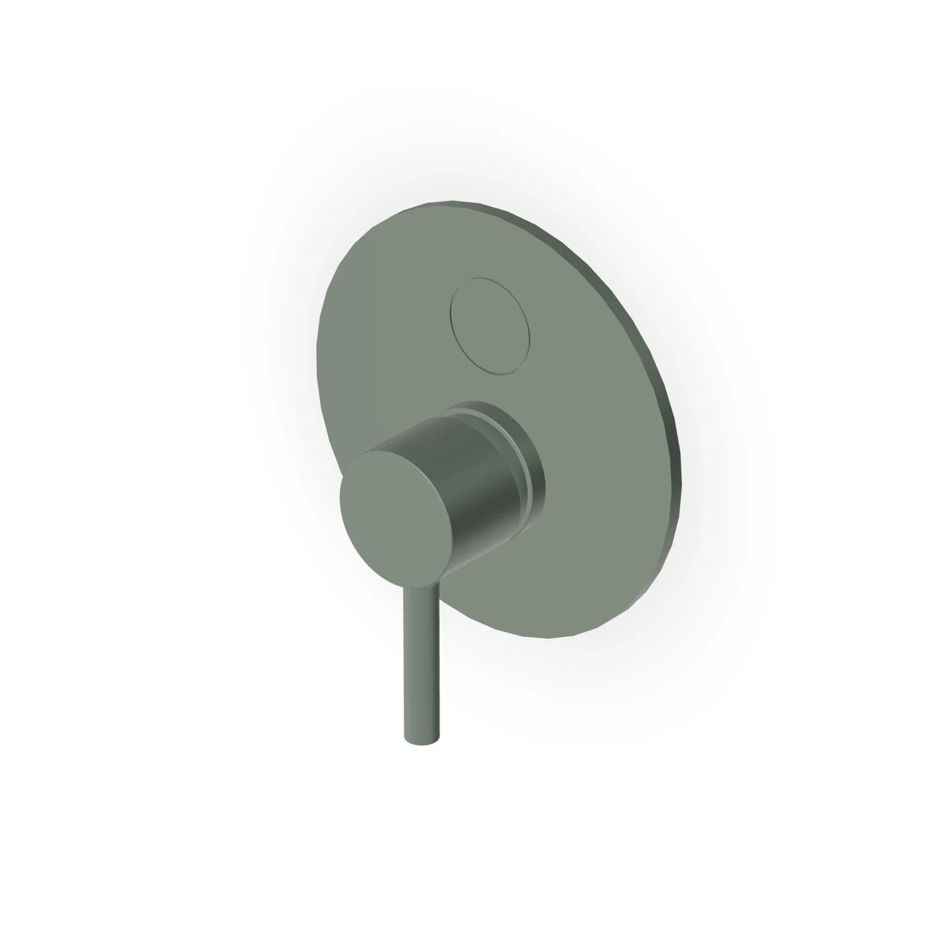Zucchetti Pan S Single-lever bath/shower mixer with push-button diverter ZPA776