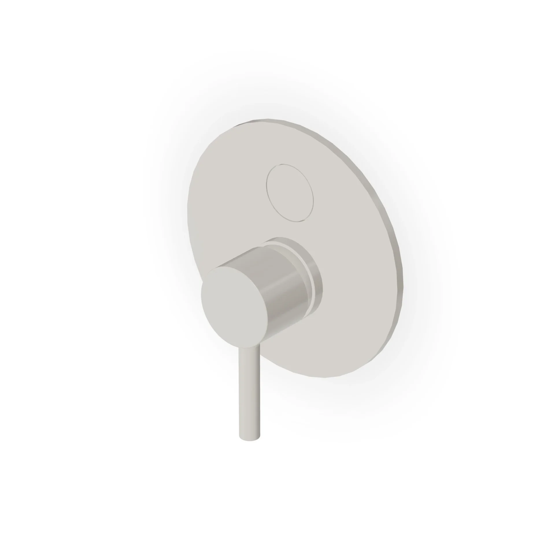 Zucchetti Pan S Single-lever bath/shower mixer with push-button diverter ZPA776