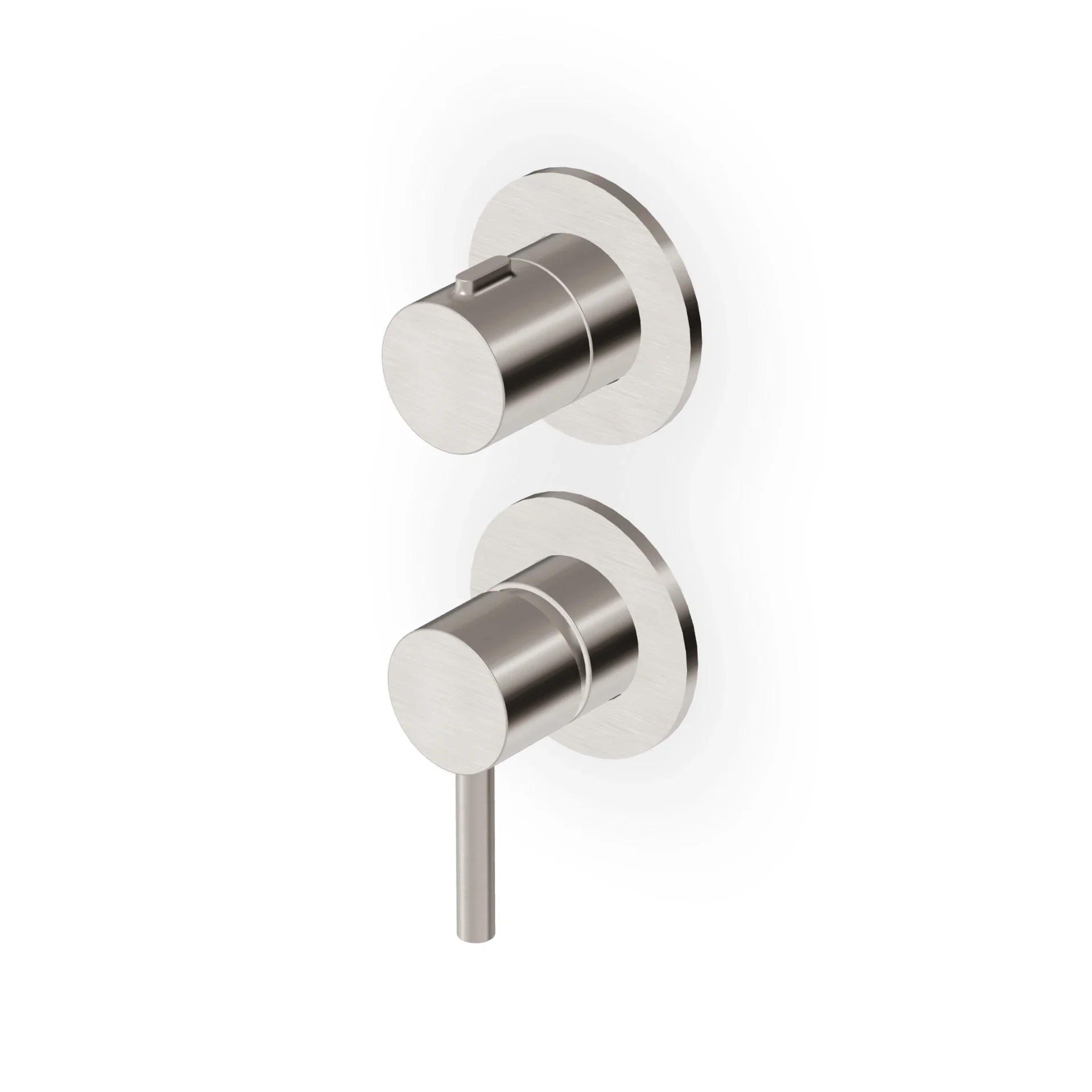 Zucchetti Pan S Single-lever bath/shower mixer with 2-way rotary diverter ZPA778