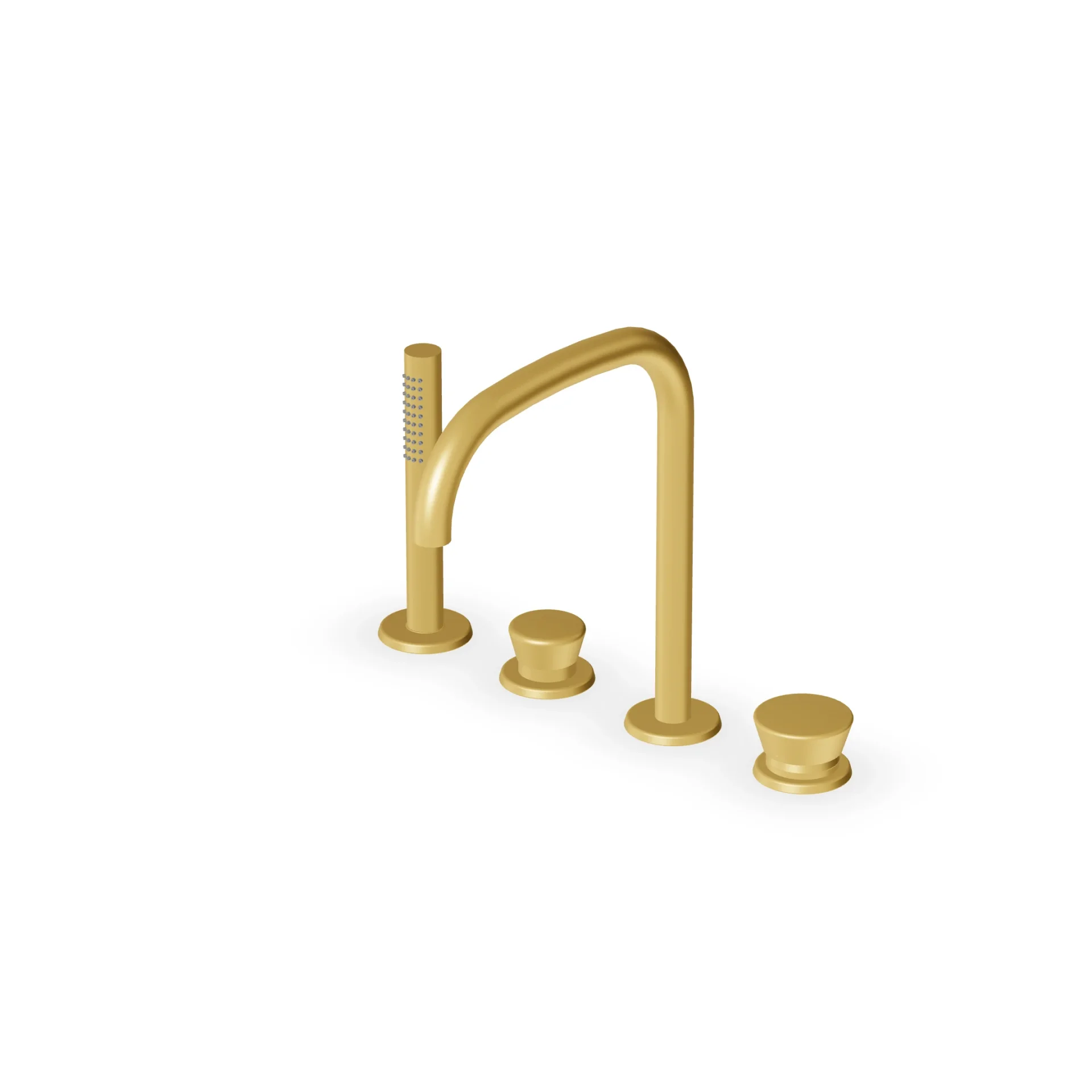 Zucchetti Sablier 4-hole single-lever bath mixer ZSL514.X