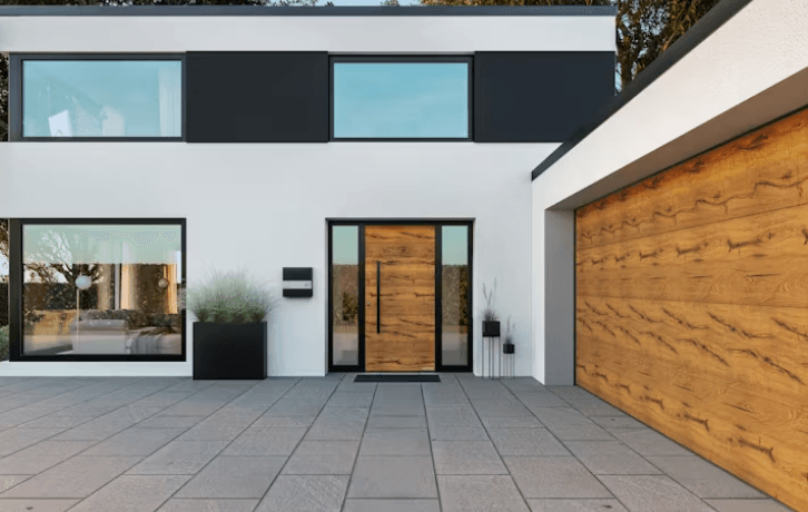 Dvere a brána v partnerskom vzhľade